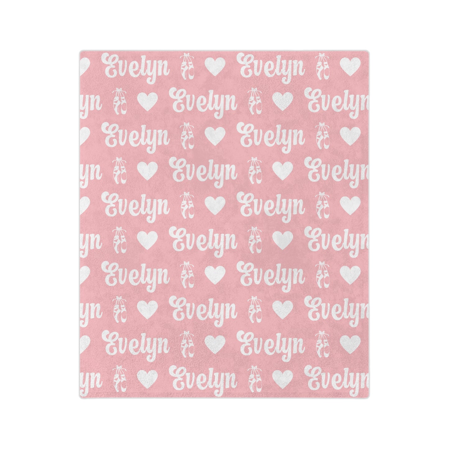 Ballerina Blanket Personalized Name Blanket Ballet Gift