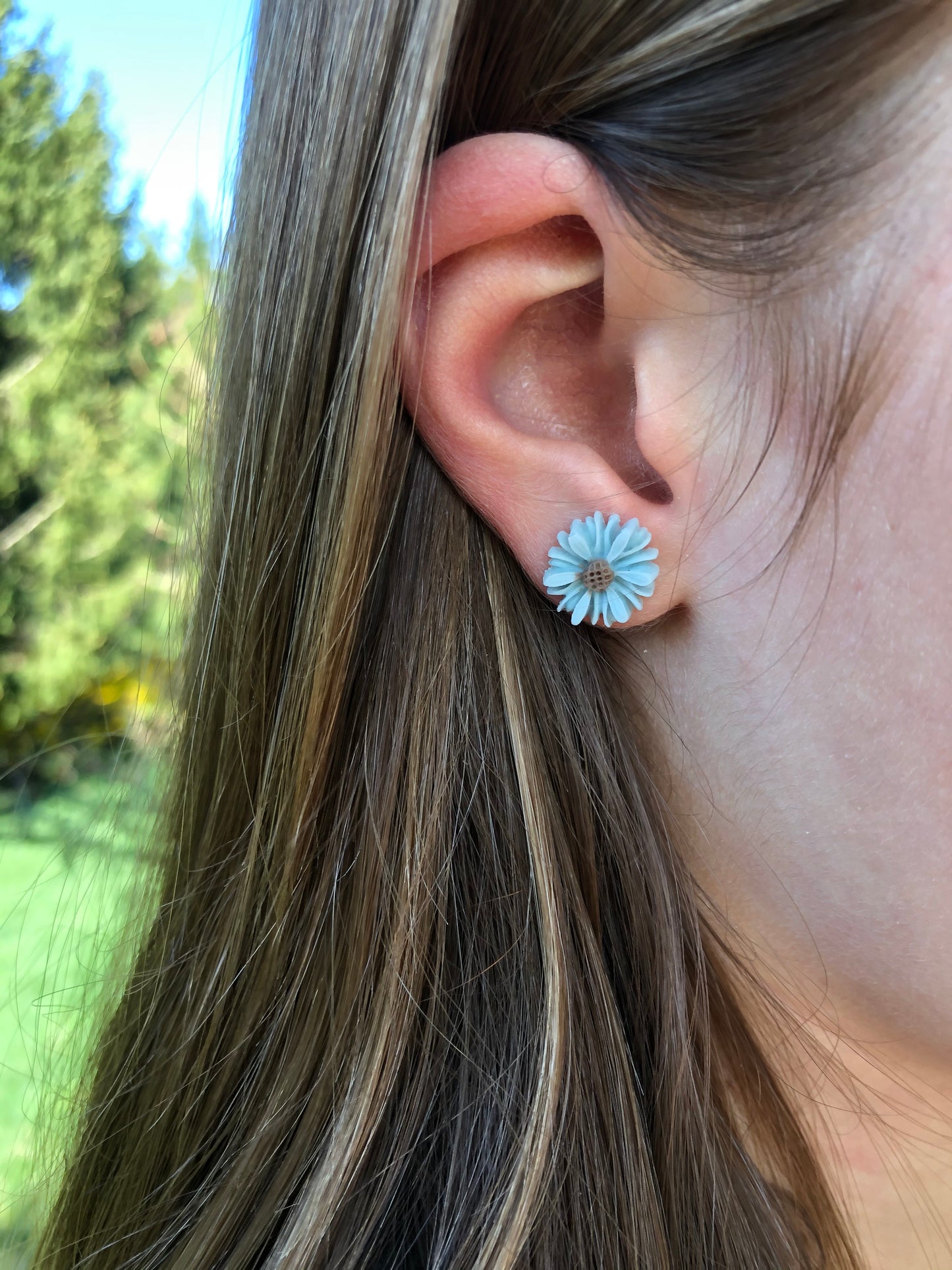 Mommy and Daughter Matching Earrings, Daisy Earrings