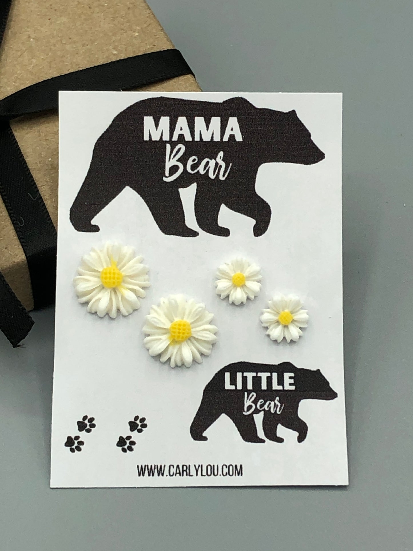 Mommy and Daughter Matching Earrings, Daisy Earrings