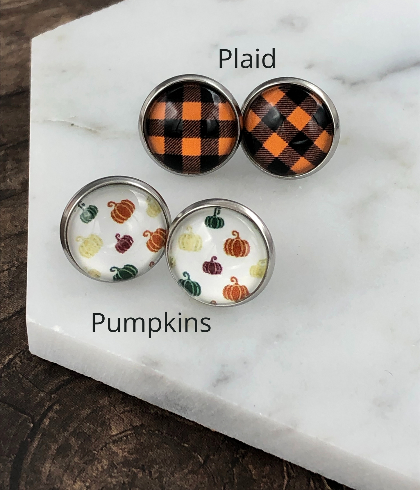 Pumpkin Spice Makes the Teacher Nice Earrings