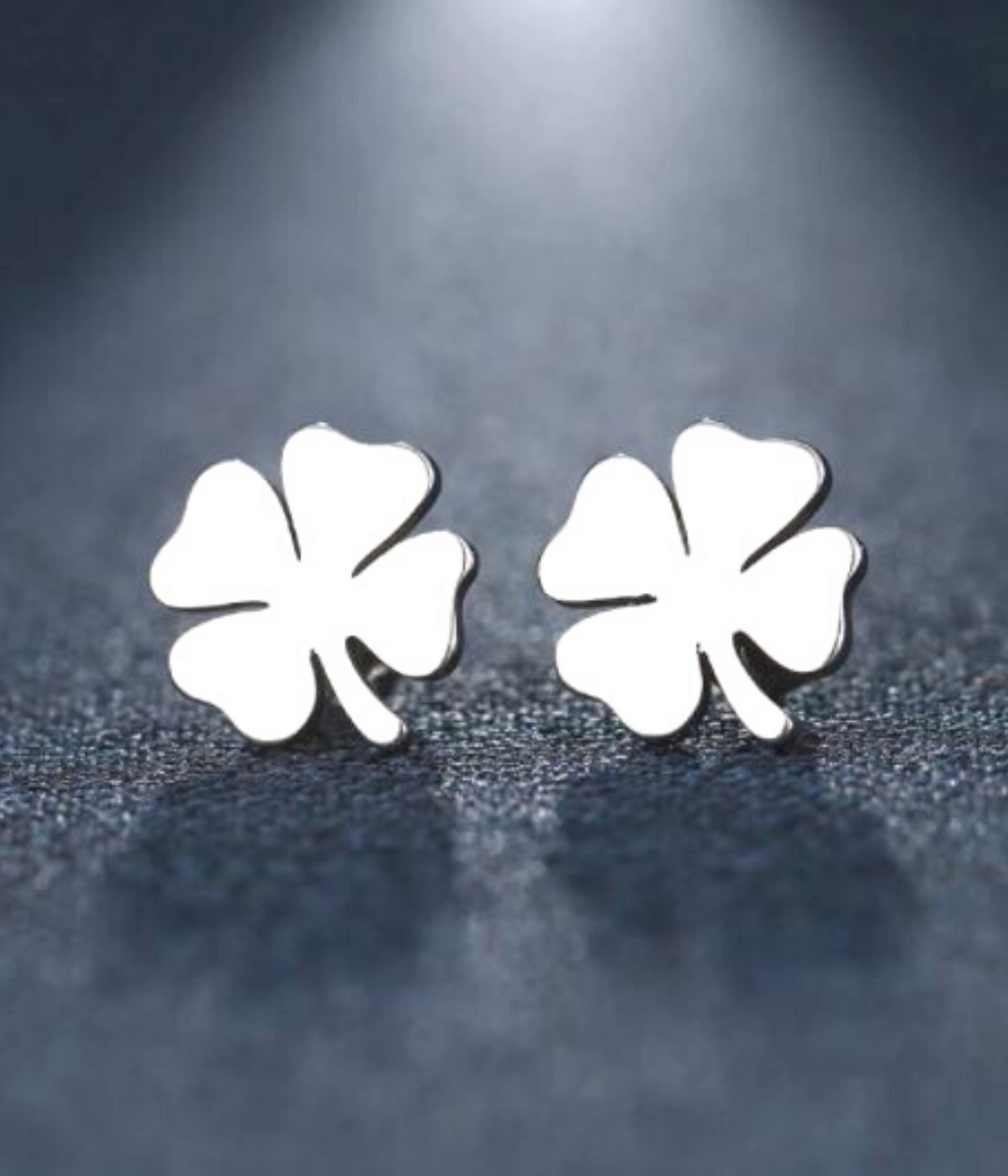 Stainless Steel Shamrock Earrings