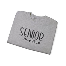 Load image into Gallery viewer, Senior Mom Sweatshirt, Senior Mom Shirt, Custom Sleeve Class of 2024, Senior Mom 2024 Graduation Shirt, Senior Mom Squad, Senior 2024 shown in sport grey
