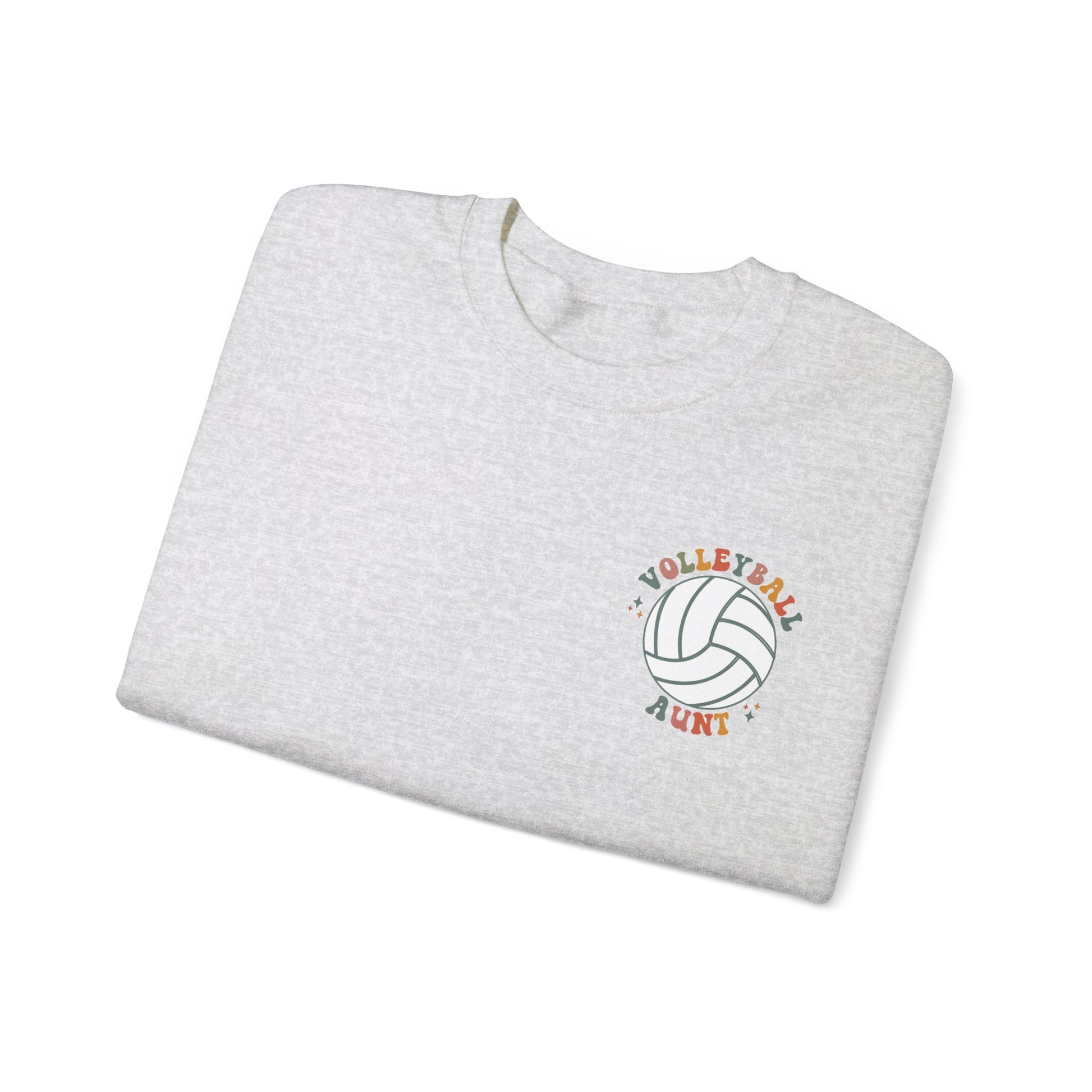 In My Volleyball Aunt Era Shirt, Sweatshirt Volleyball Aunt Shirt, In My Auntie Era Shirt, Auntie Shirt, Best Aunt Gifts, Aunt Sweatshirt, Gift from Niece, Gift from Nephew shown in ash