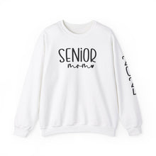 Load image into Gallery viewer, Senior Mom Sweatshirt, Senior Mom Shirt, Custom Sleeve Class of 2024, Senior Mom 2024 Graduation Shirt, Senior Mom Squad, Senior 2024 shown in white
