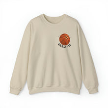 Load image into Gallery viewer, In My Basketball Mom Era Sweatshirt Personalized with Basketball Player Name &amp; Number - shown in sand
