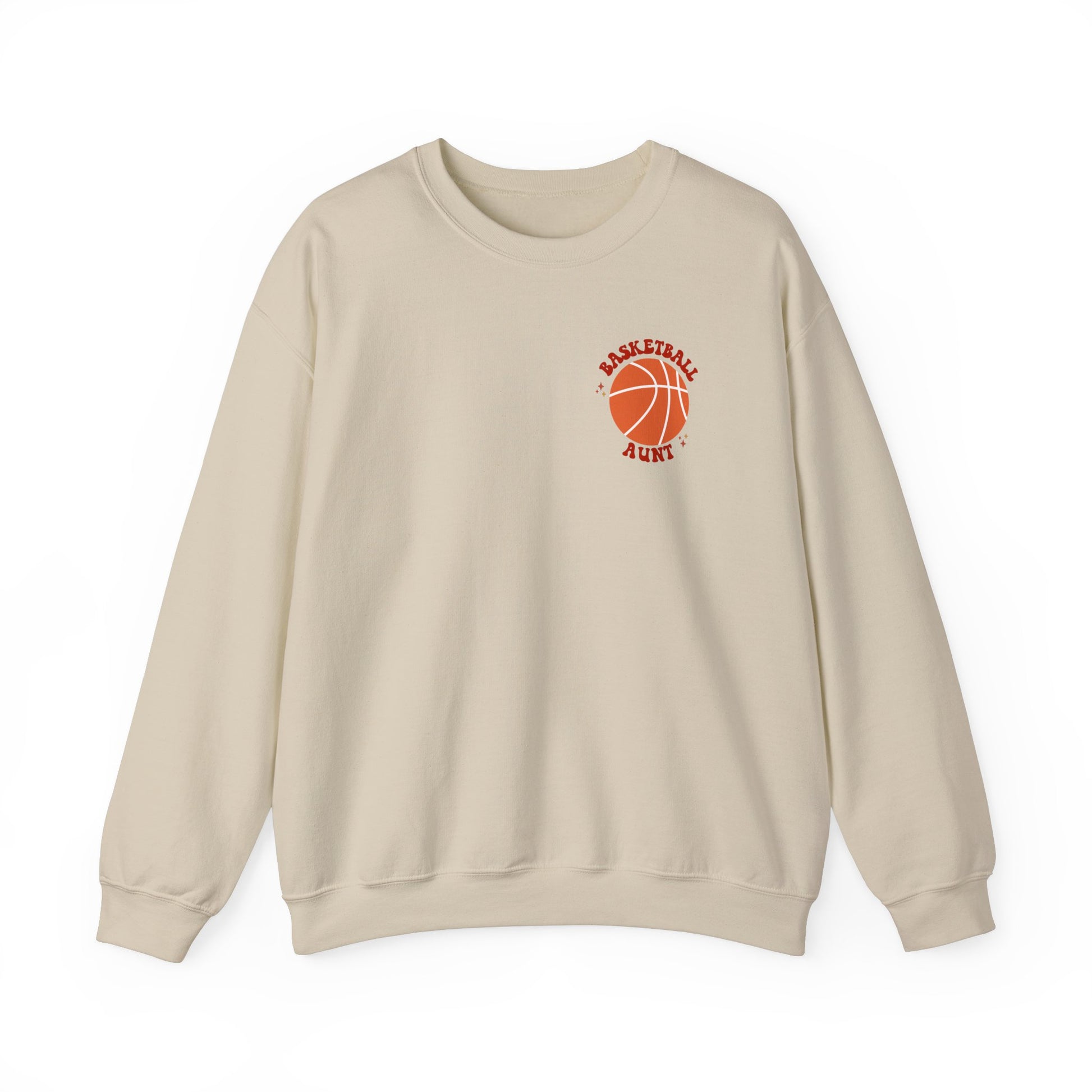 In My Basketball Aunt Era Shirt, Aunt Basketball Sweatshirt - Great Aunt Gift - shown in sand