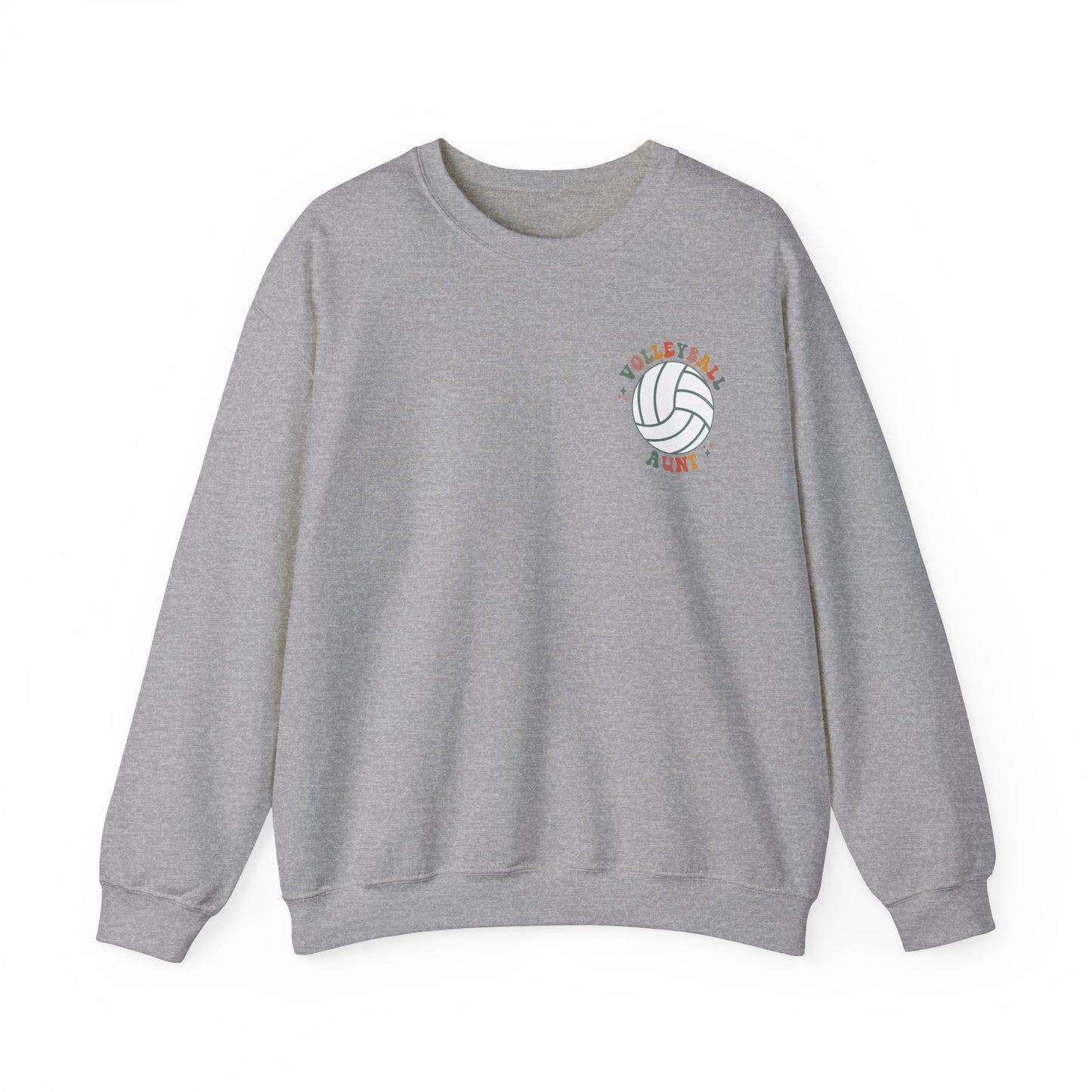 In My Volleyball Aunt Era Shirt, Sweatshirt Volleyball Aunt Shirt, In My Auntie Era Shirt, Auntie Shirt, Best Aunt Gifts, Aunt Sweatshirt, Gift from Niece, Gift from Nephew shown in sport grey