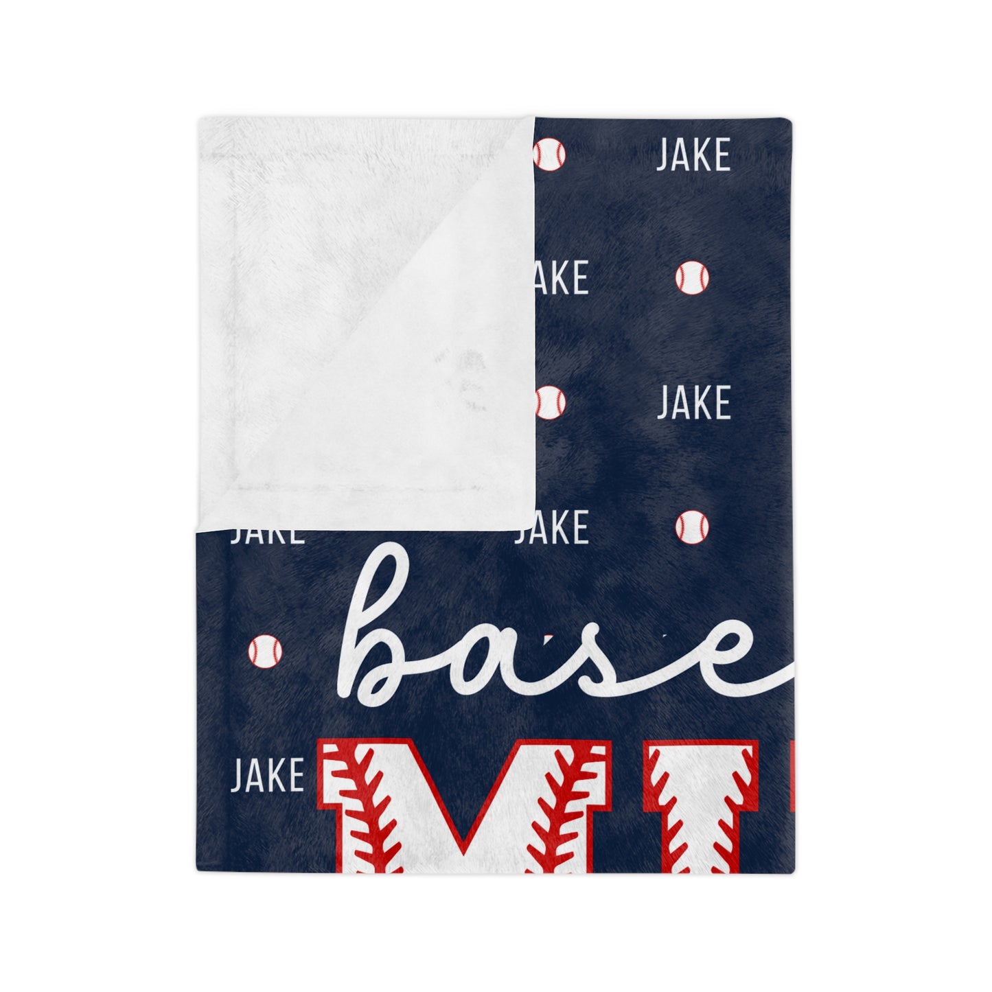 Baseball Mimi Blanket Custom Baseball Blanket for Grandma Gift