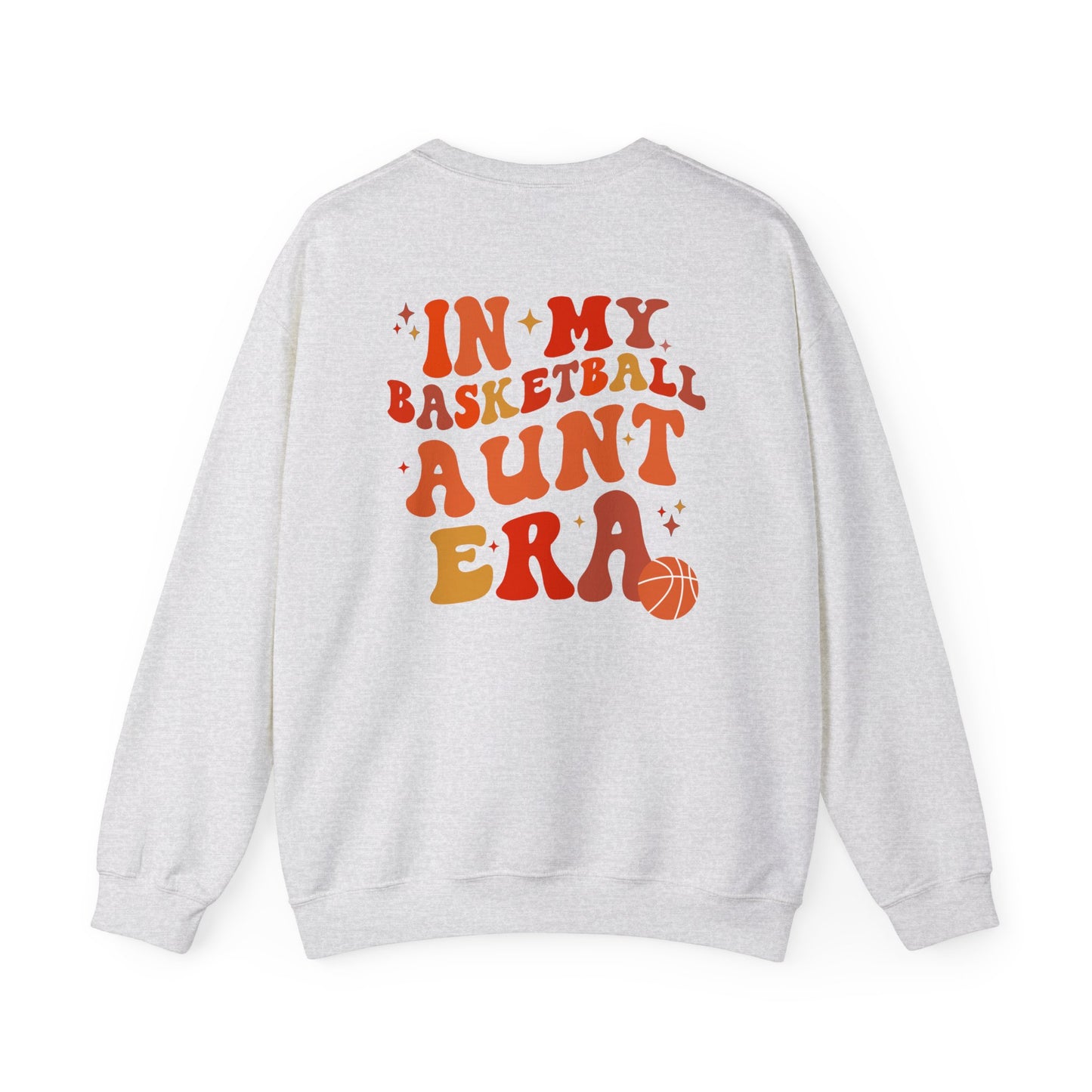 In My Basketball Aunt Era Shirt, Aunt Basketball Sweatshirt - Great Aunt Gift - shown in ash