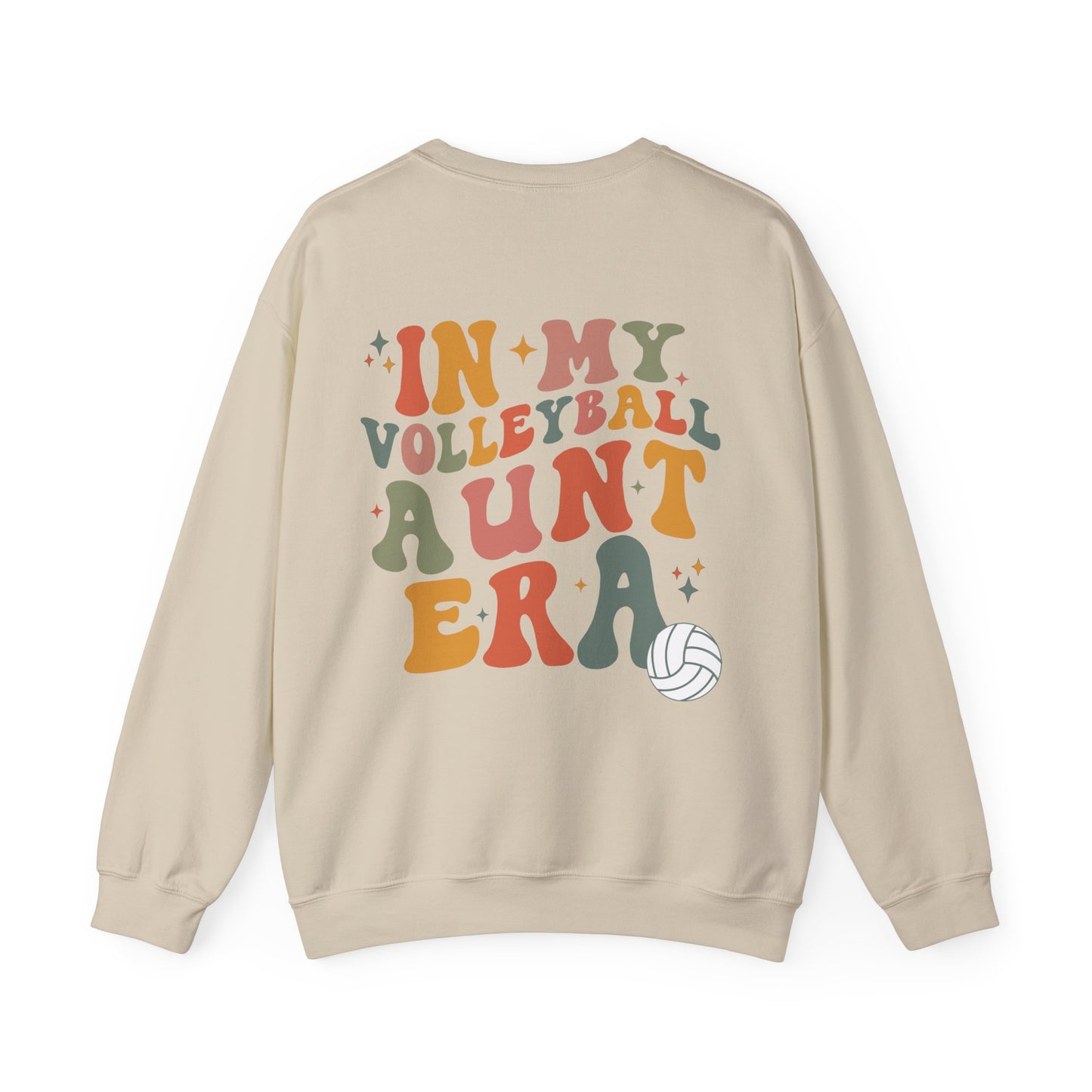 In My Volleyball Aunt Era Shirt, Sweatshirt Volleyball Aunt Shirt, In My Auntie Era Shirt, Auntie Shirt, Best Aunt Gifts, Aunt Sweatshirt, Gift from Niece, Gift from Nephew shown in sand