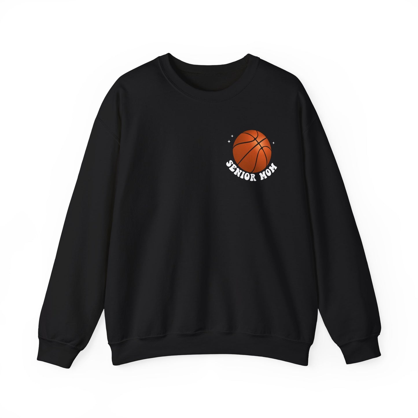 Senior Basketball Mom Era Sweatshirt shown in black