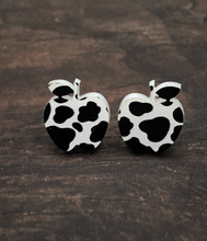 Load image into Gallery viewer, Teacher appreciation gift - apple earring choices - cow
