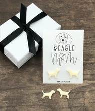 Load image into Gallery viewer, Beagle Mom Earrings - Beagle Dog Mom Gift
