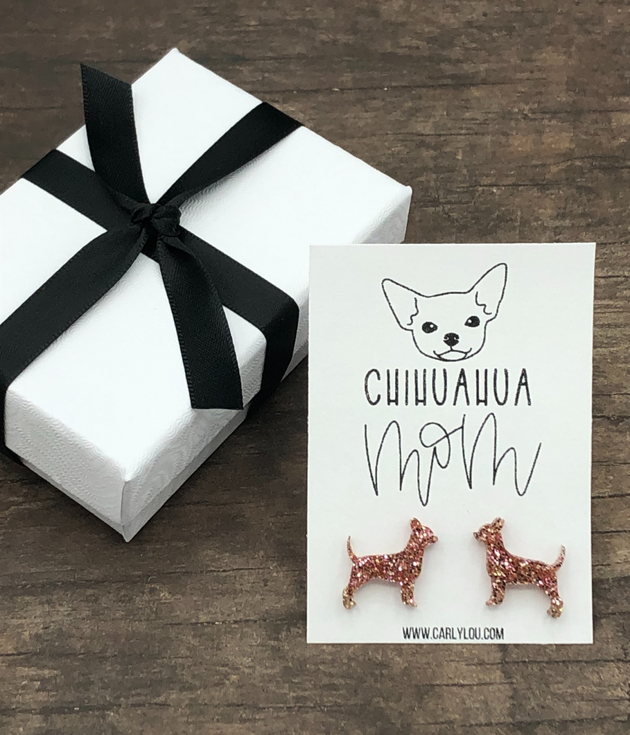chihuahua earrings for chihuahua dog mom