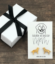 Load image into Gallery viewer, Golden Retriever Mom Earrings - Gift for Golden Retriever Owner - Golden Retriever Earrings - Dog Mom Earrings
