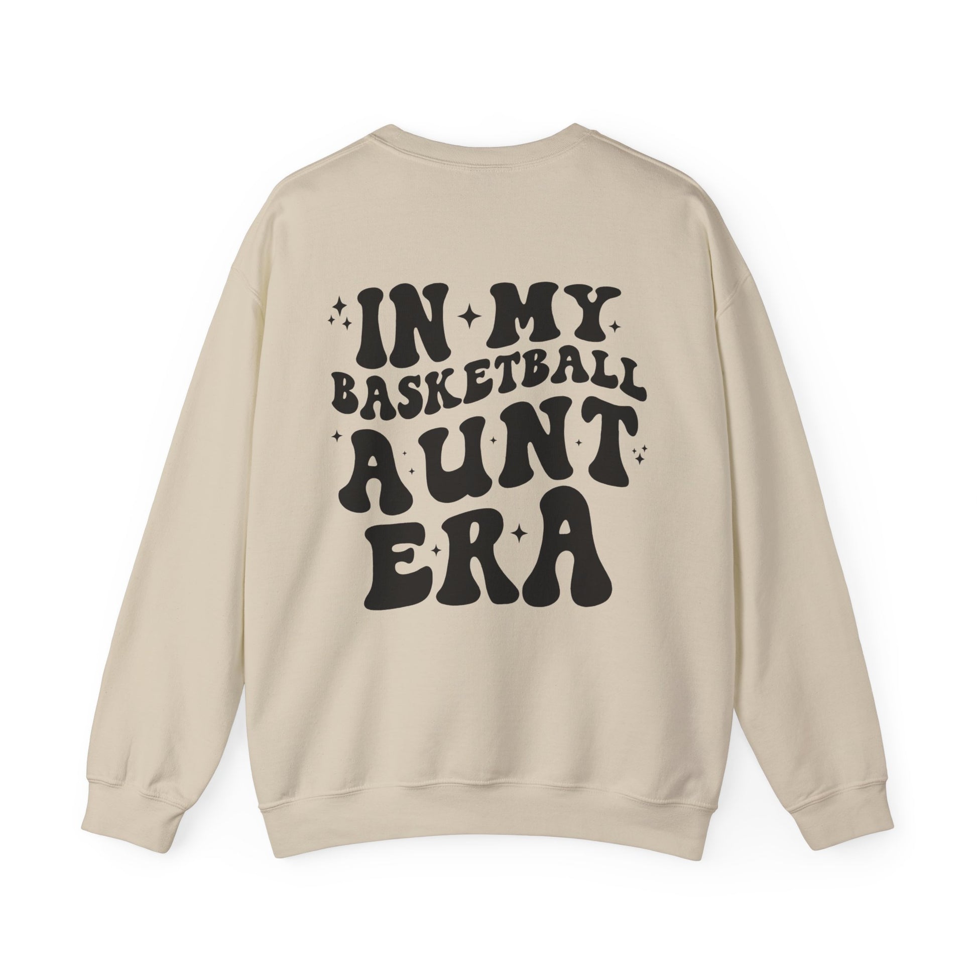 Custom In My Basketball Aunt Era Shirt, Personalized Basketball Shirt, In My Auntie Era Shirt Basketball Auntie Shirt Aunt Gifts, Game Day Sweatshirt Basketball Aunt Shirt, In My Auntie Era Shirt, Auntie Shirt, Best Aunt Gifts, Aunt Sweatshirt, Gift from Niece, Gift from Nephew - shown in sand