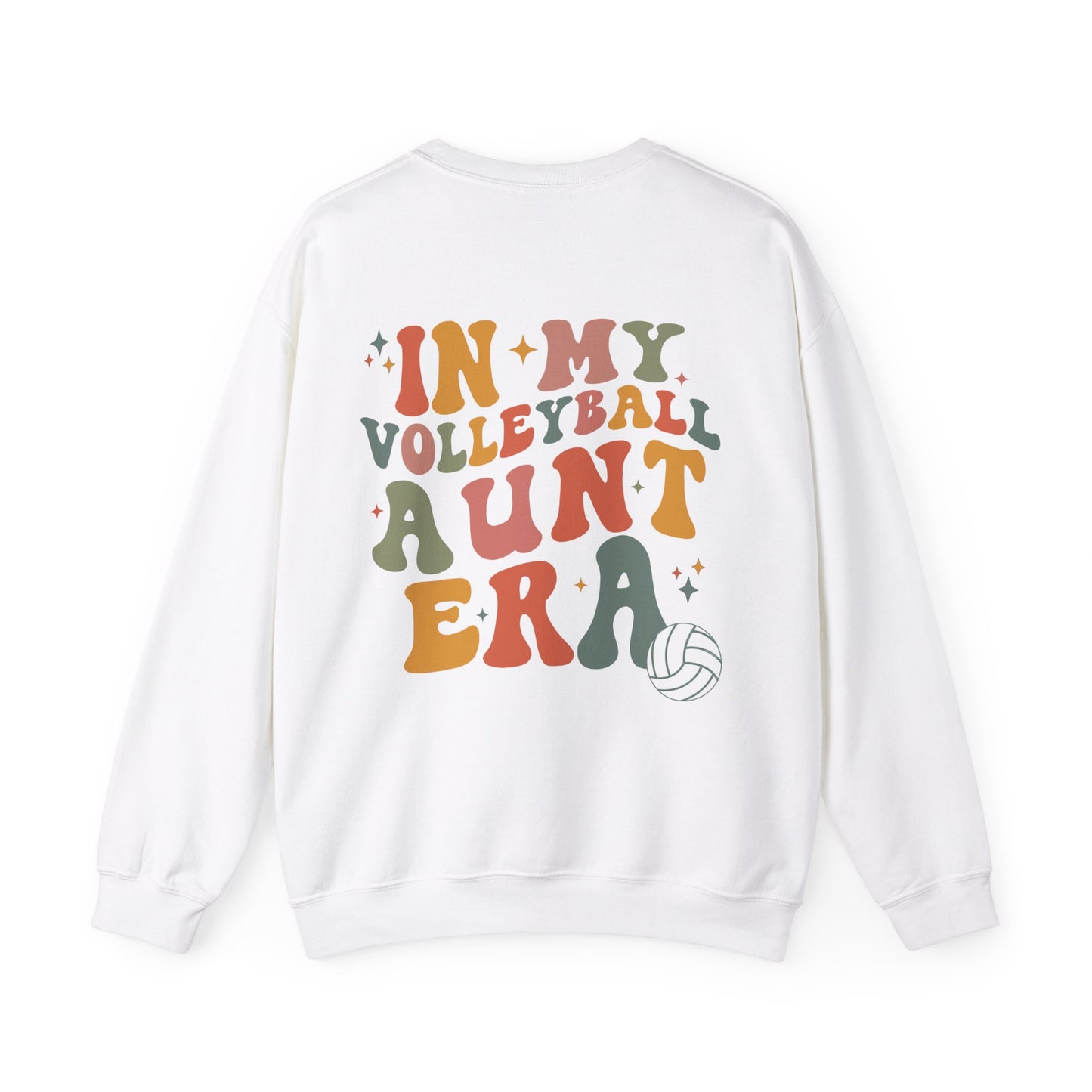 In My Volleyball Aunt Era Shirt, Sweatshirt Volleyball Aunt Shirt, In My Auntie Era Shirt, Auntie Shirt, Best Aunt Gifts, Aunt Sweatshirt, Gift from Niece, Gift from Nephew shown in white