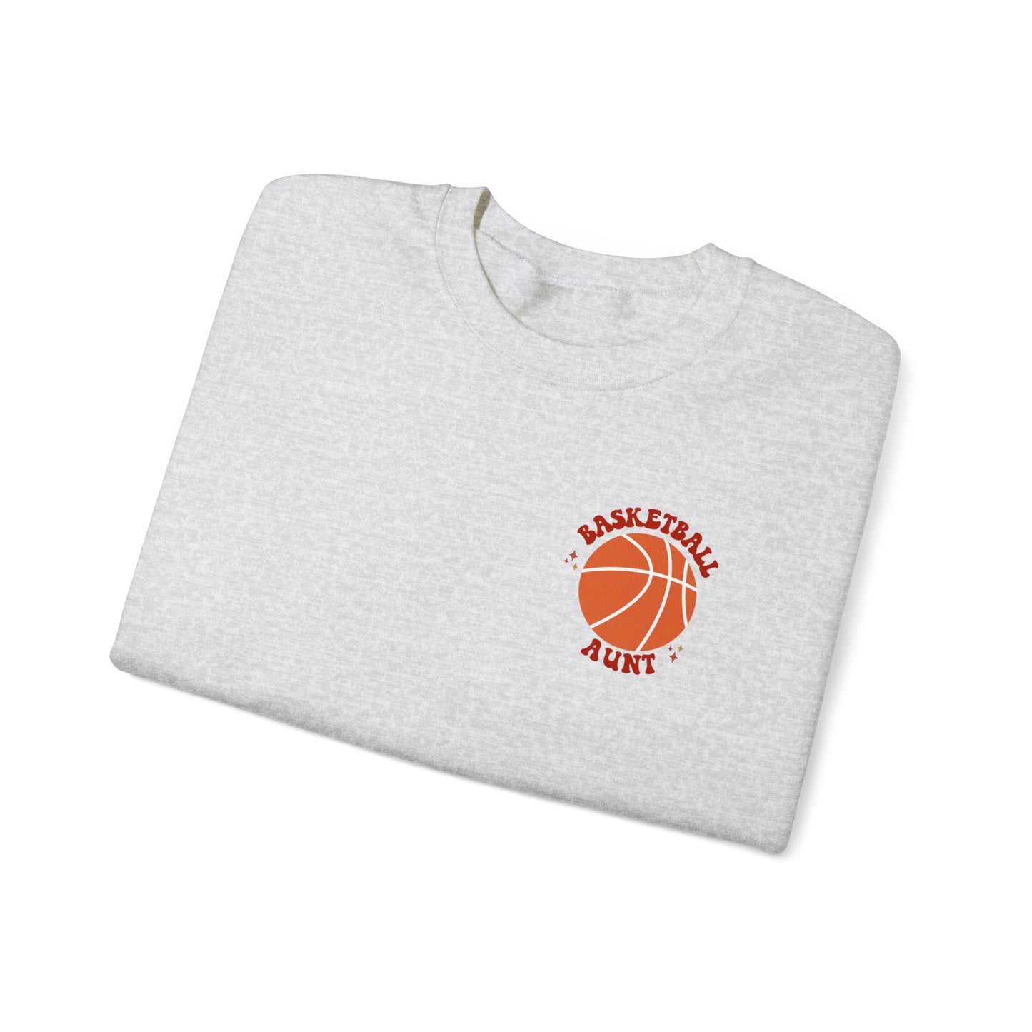 In My Basketball Aunt Era Shirt, Aunt Basketball Sweatshirt - Great Aunt Gift - shown in ash