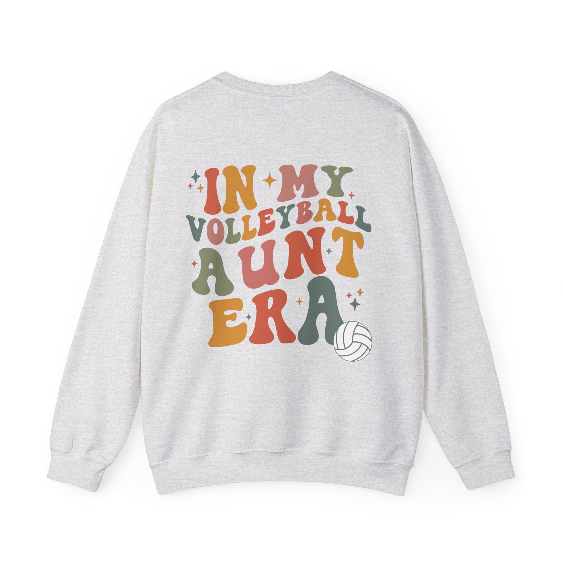 In My Volleyball Aunt Era Shirt, Sweatshirt Volleyball Aunt Shirt, In My Auntie Era Shirt, Auntie Shirt, Best Aunt Gifts, Aunt Sweatshirt, Gift from Niece, Gift from Nephew shown in ash