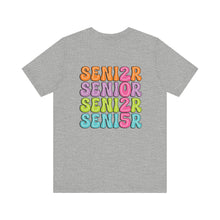 Load image into Gallery viewer, Senior 2025 Volleyball Shirt Personalized Senior Volleyball Tshirt Class of 2025 Senior Night Volleyball Gift Volleyball Senior Gifts shown in athletic heather grey
