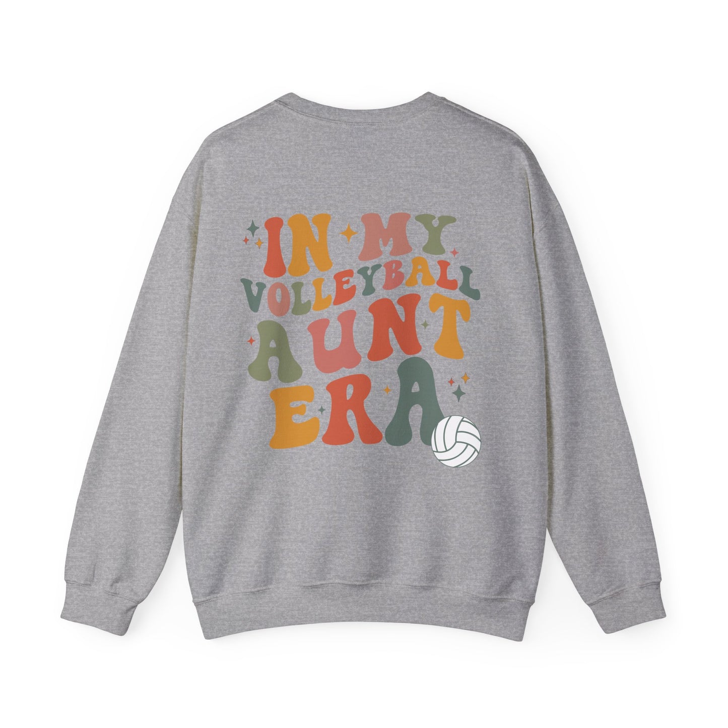 In My Volleyball Aunt Era Shirt, Sweatshirt Volleyball Aunt Shirt, In My Auntie Era Shirt, Auntie Shirt, Best Aunt Gifts, Aunt Sweatshirt, Gift from Niece, Gift from Nephew shown in sport grey