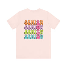 Load image into Gallery viewer, Senior 2025 Volleyball Shirt Personalized Senior Volleyball Tshirt Class of 2025 Senior Night Volleyball Gift Volleyball Senior Gifts shown in soft pink
