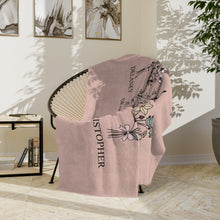 Load image into Gallery viewer, Grandmas Garden Grandma Blanket Personalized with Grandchildren&#39;s Birth Flowers
