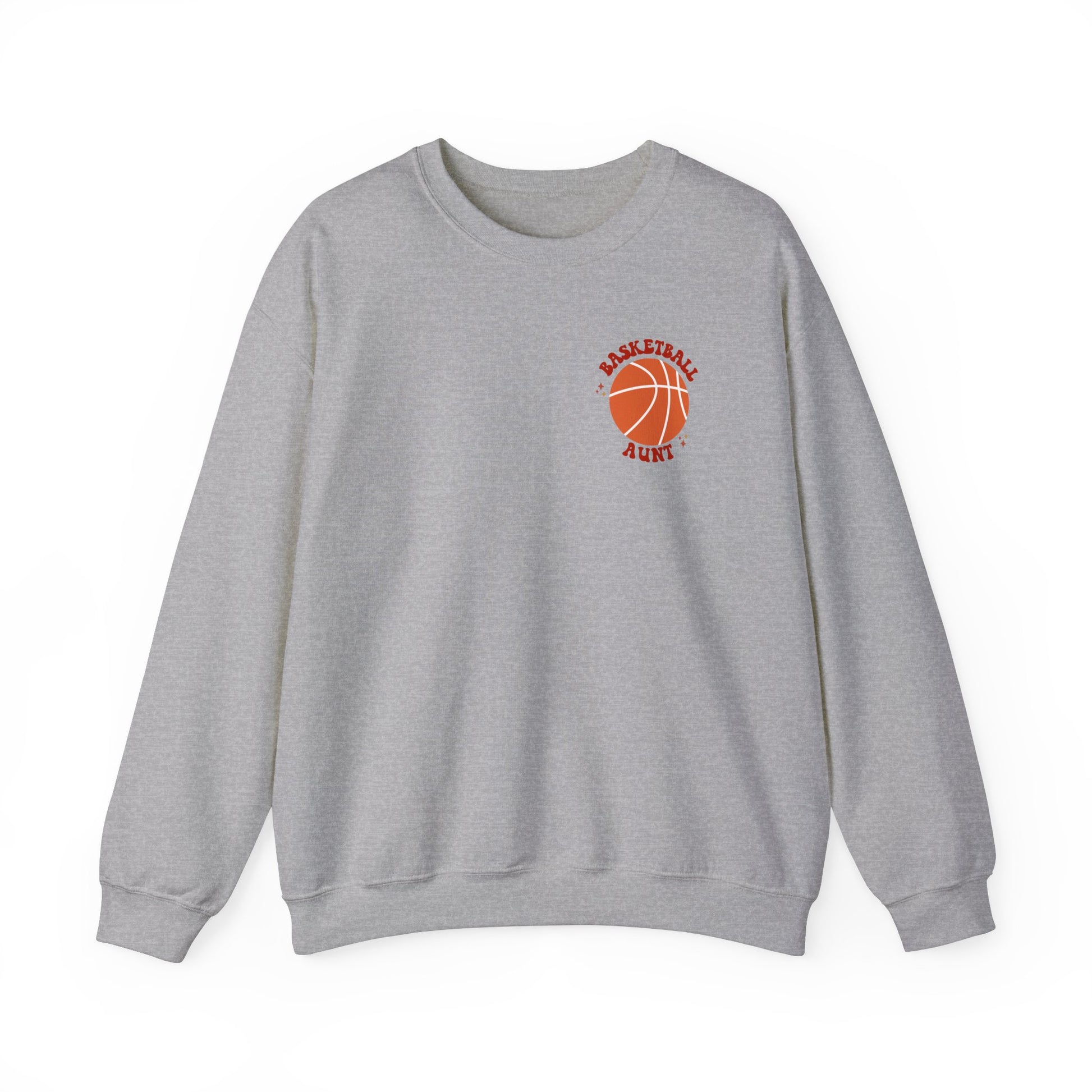 In My Basketball Aunt Era Shirt, Aunt Basketball Sweatshirt - Great Aunt Gift - shown in sport grey