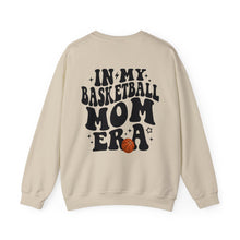 Load image into Gallery viewer, In My Basketball Mom Era Sweatshirt Personalized with Basketball Player Name &amp; Number - shown in sand
