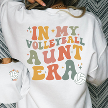 Load image into Gallery viewer, In My Volleyball Aunt Era Shirt, Sweatshirt Volleyball Aunt Shirt, In My Auntie Era Shirt, Auntie Shirt, Best Aunt Gifts, Aunt Sweatshirt, Gift from Niece, Gift from Nephew
