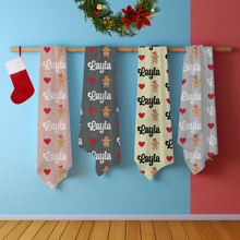 Load image into Gallery viewer, Personalized Christmas Blanket Gingerbread Girl Name Blanket
