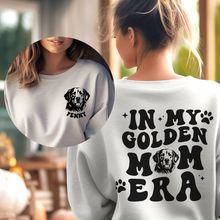 Load image into Gallery viewer, Customized Golden Retriever Dog Mom Sweatshirt - Golden Mom Era
