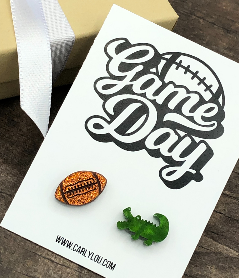 Gator Football Earrings - Game Day Earrings