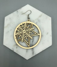 Load image into Gallery viewer, Winter Wood Earrings
