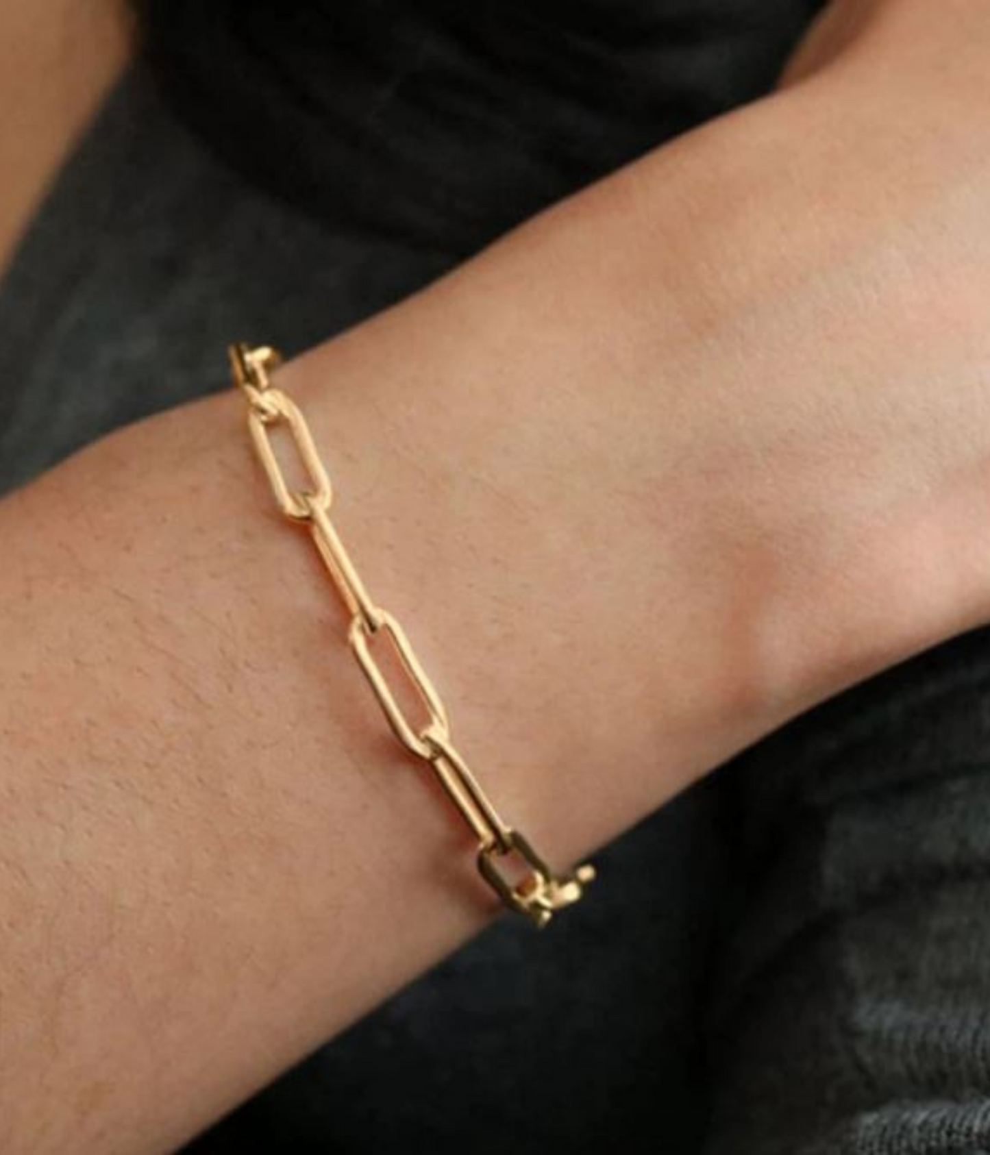 Paperclip Link Bracelet