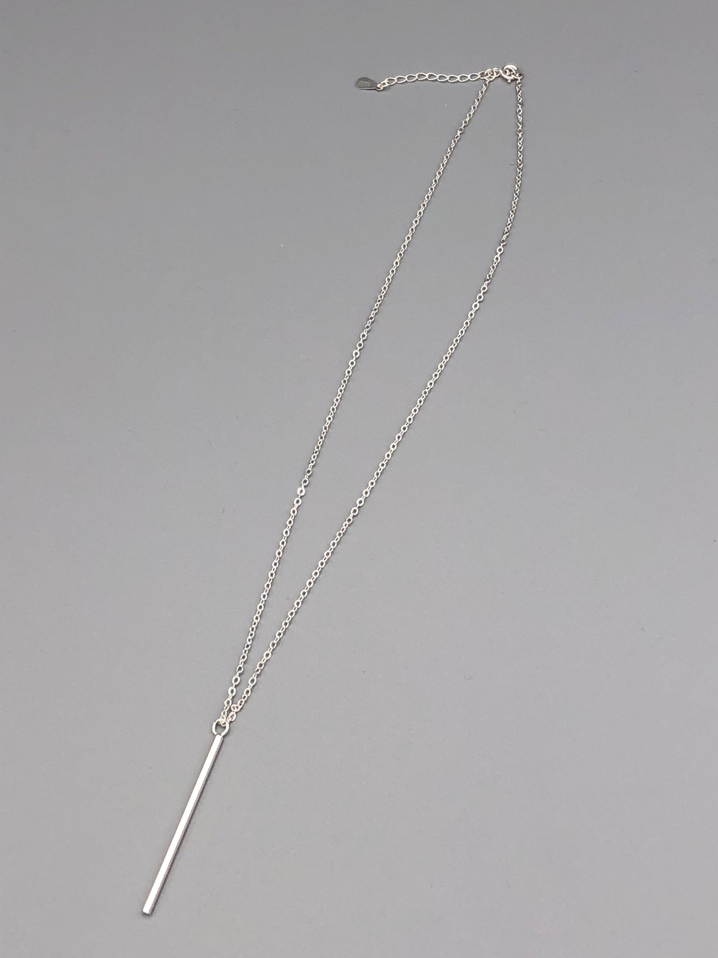 Sterling Silver Bar Necklace