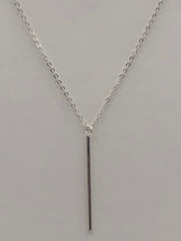 Load image into Gallery viewer, Sterling Silver Bar Necklace
