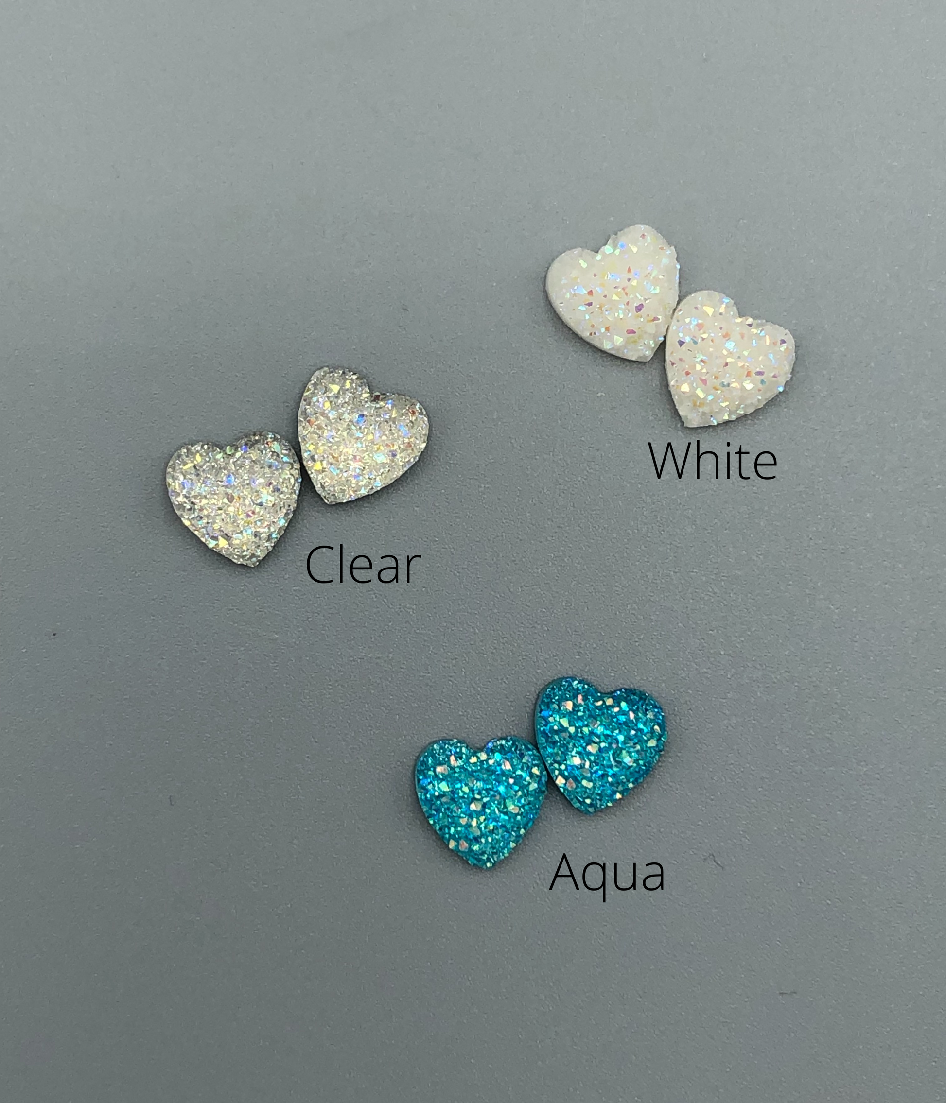 Valentine Earrings - Leopard Heart - heart earring choices